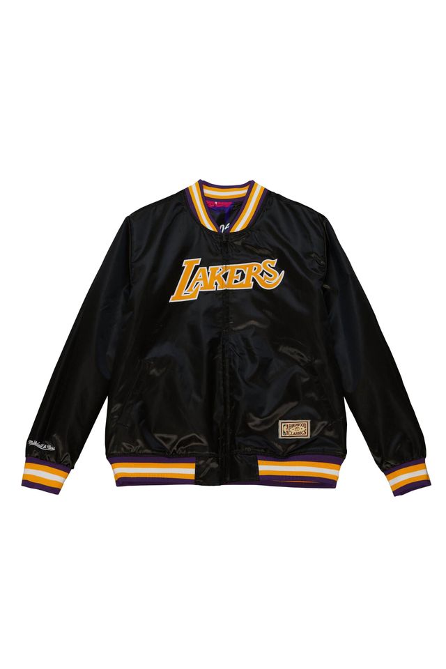 Jaqueta-Mitchell---Ness-Slap-Sticker-Dupla-Face-Los-Angeles-Lakers-Preta