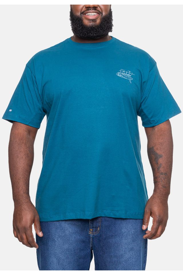 Camiseta-HD-Masculina-Plus-Size-Boards-Azul-Tempestade