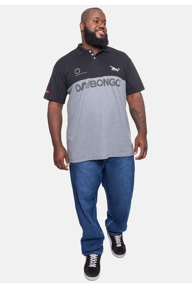 Camisa-Polo-Onbongo-Piquet-Masculina-Beam-Cinza