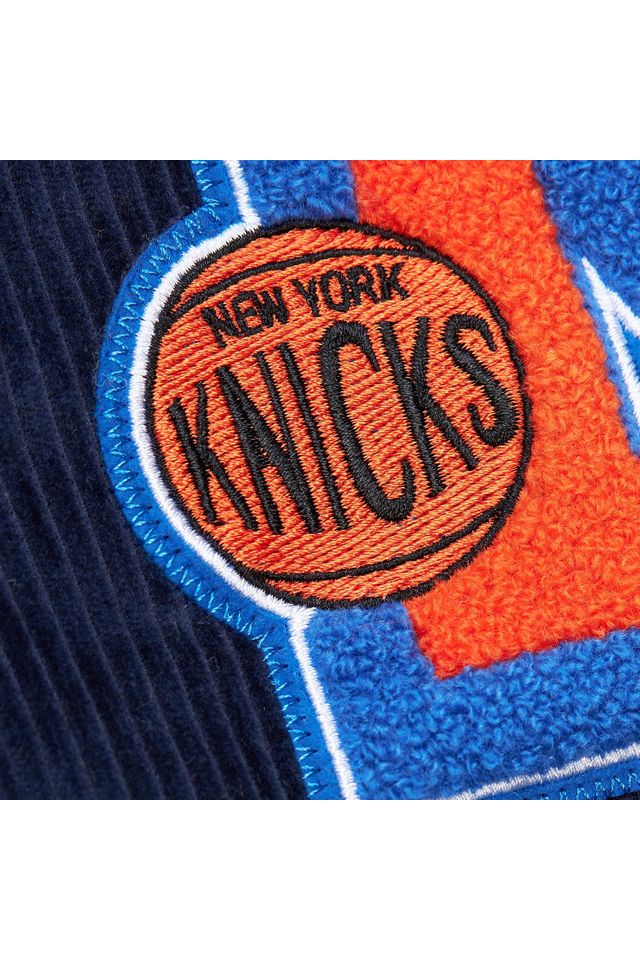 Jaqueta-Mitchell---Ness-Collegiate-Varsity-Jacket-New-York-Knicks-Azul-Marinho