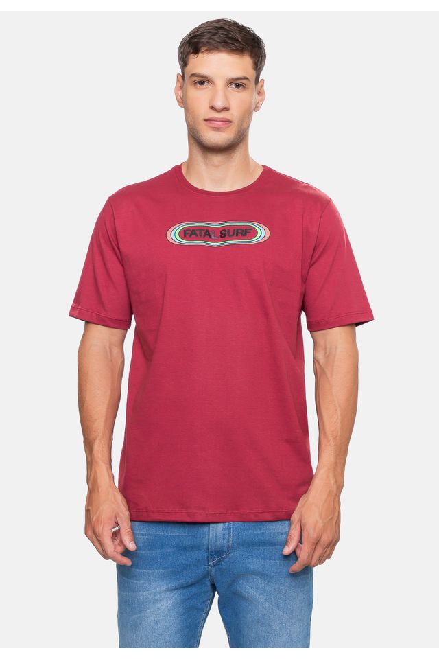 Camiseta-Fatal-Estampada-Vinho Camiseta-Fatal-Estampada-Vinho