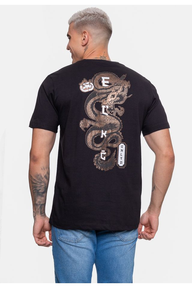 Camiseta-Ecko-Masculino-Dragon-Preta