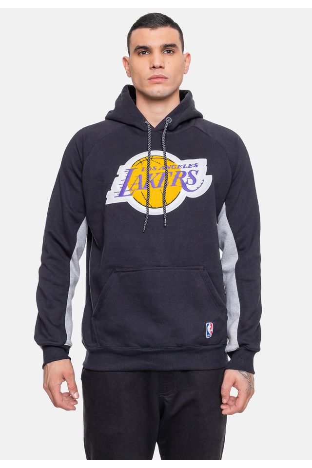 Moletom-NBA-Chenille-Los-Angeles-Lakers-Preto