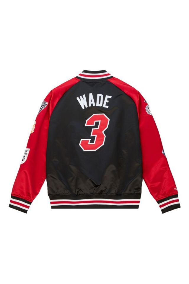 Jaqueta-Mitchell---Ness-HOF-M-N-Satin-Jacket-Miami-Heat-Dwyane-Wade-Preta