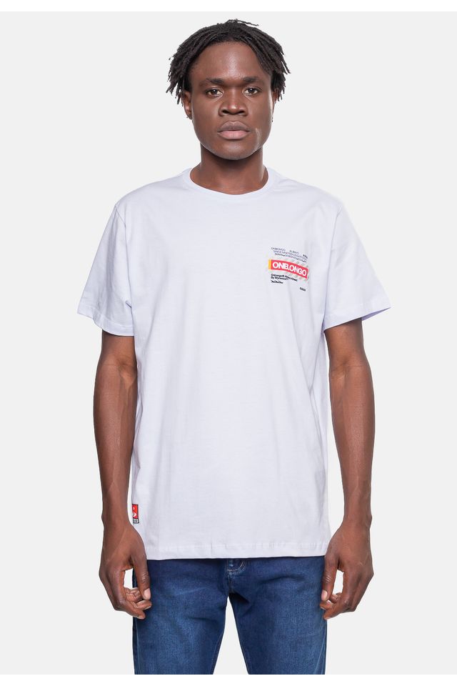 Camiseta-Onbongo-Masculina-Off-White Camiseta-Onbongo-Masculina-Off-White
