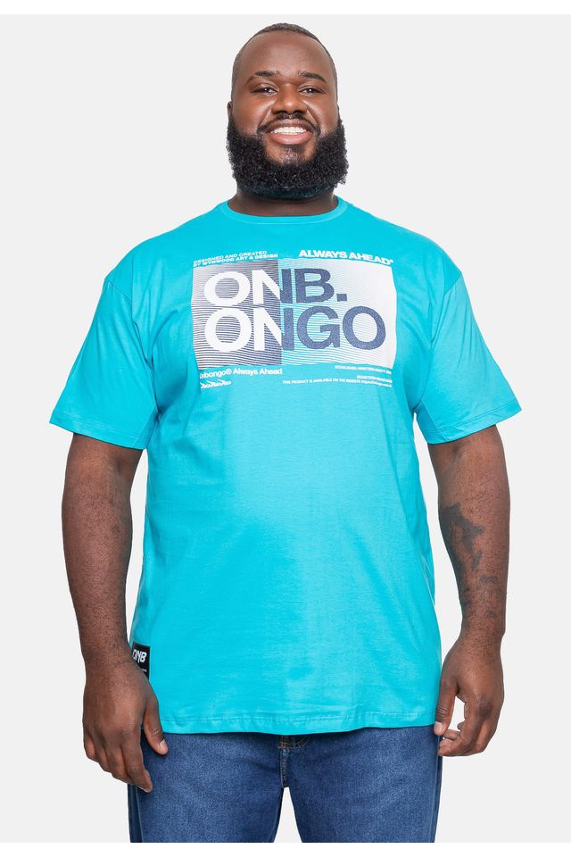 Camiseta-Onbongo-Plus-Size-Estampada-Azul-Turquesa