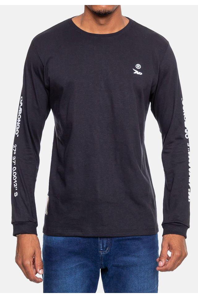 Camiseta-Onbongo-Manga-Longa-Pulse-Preta