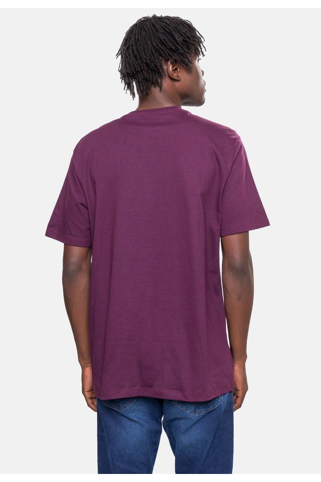 Camiseta-Ecko-Masculina-Elevate-Brand-Vinho-Arrocheado