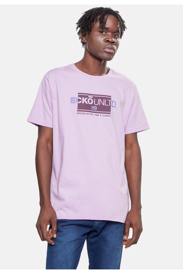 Camiseta-Ecko-Masculina-Elevate-Brand-Lilas