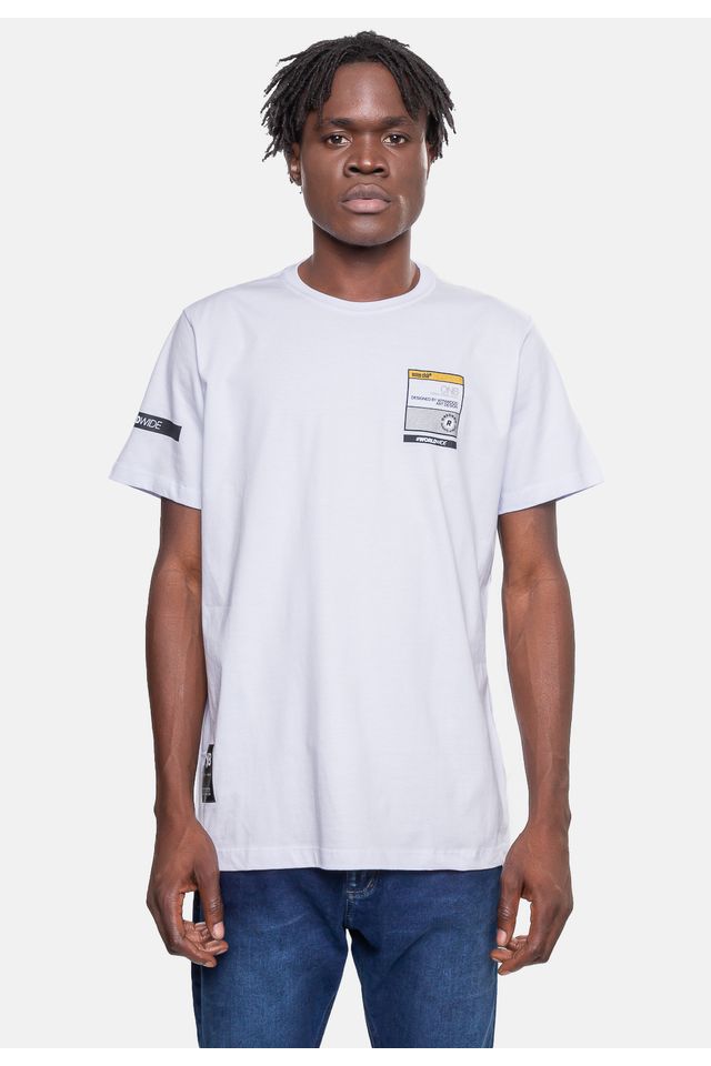 Camiseta-Onbongo-Masculina-Off-White Camiseta-Onbongo-Masculina-Off-White