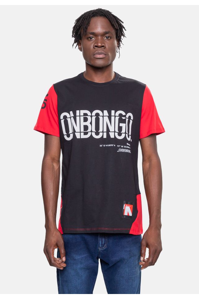 Camiseta-Onbongo-Masculina-Vermelha-Dalia Camiseta-Onbongo-Masculina-Vermelha-Dalia