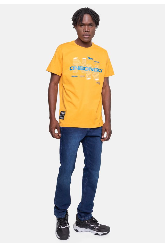 Camiseta-Onbongo-Masculina-Mostarda