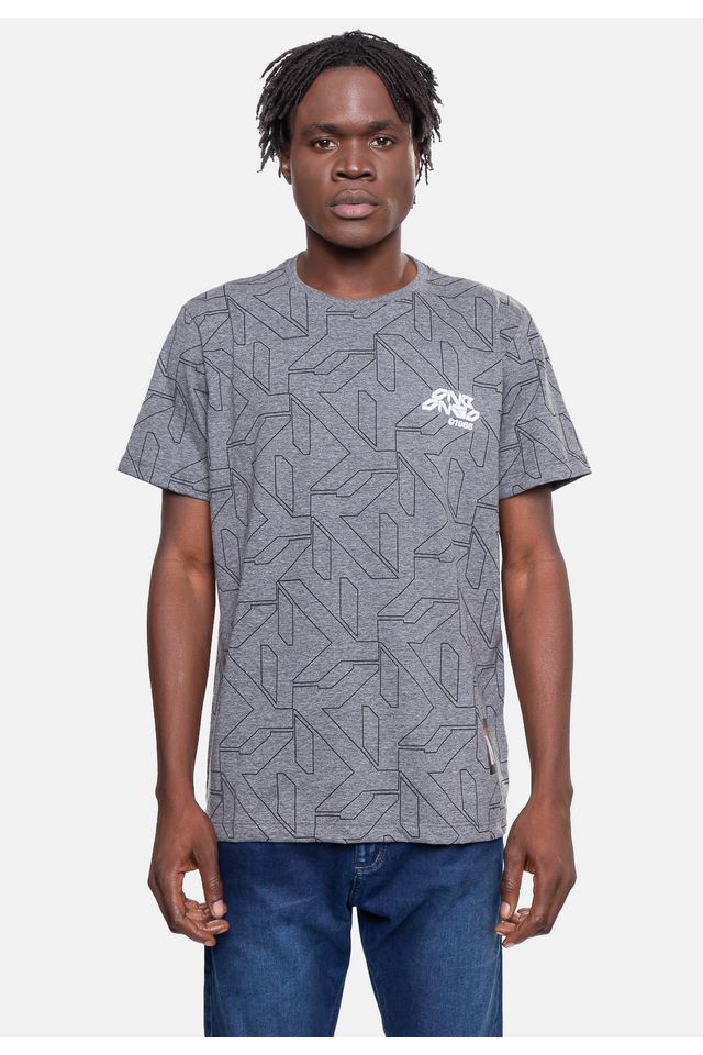 Camiseta-Onbongo-Masculina-Preta-Mescla-Vintage Camiseta-Onbongo-Masculina-Preta-Mescla-Vintage