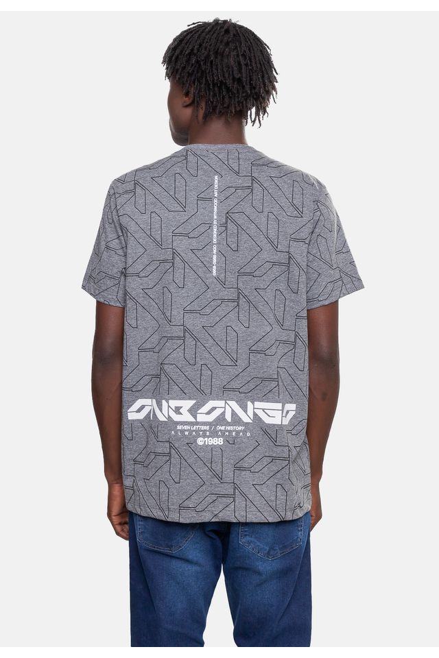 Camiseta-Onbongo-Masculina-Preta-Mescla-Vintage Camiseta-Onbongo-Masculina-Preta-Mescla-Vintage