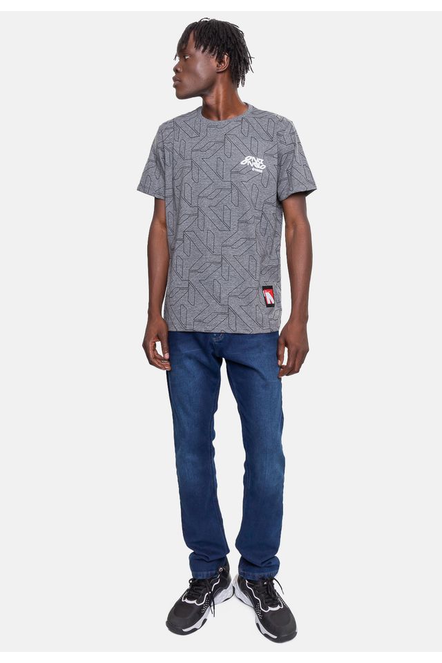 Camiseta-Onbongo-Masculina-Preta-Mescla-Vintage Camiseta-Onbongo-Masculina-Preta-Mescla-Vintage