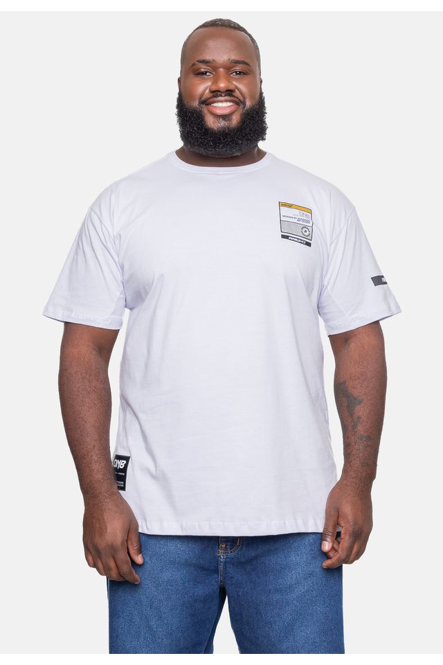 Camiseta-Onbongo-Plus-Size-Journey-Off-White Camiseta-Onbongo-Plus-Size-Journey-Off-White