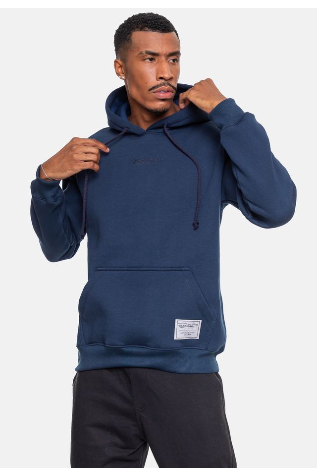 Moletom-Mitchell---Ness-Masculino-Classic-Azul-Escuro