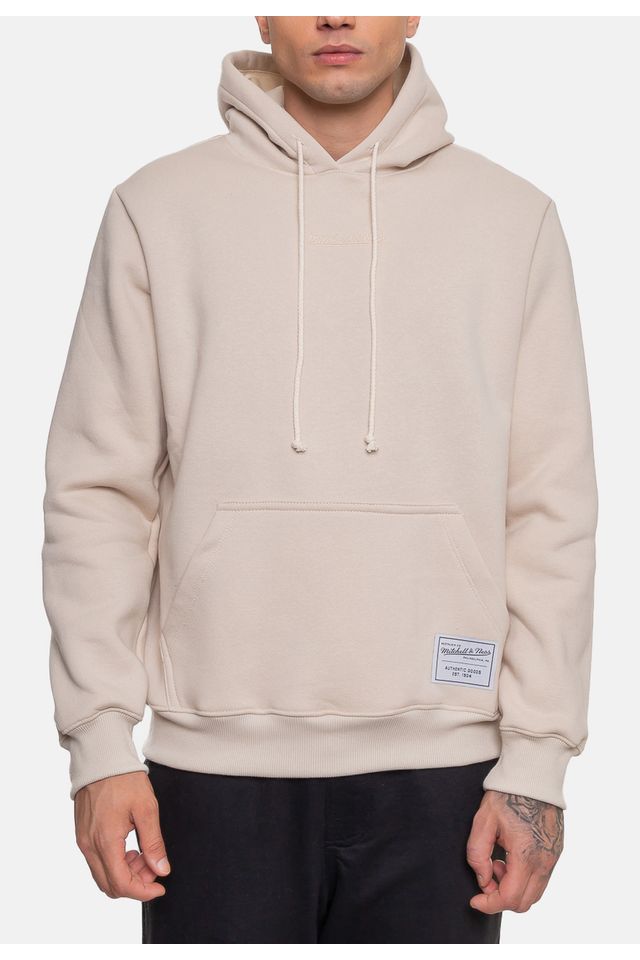 Moletom-Mitchell---Ness-Masculino-Classic-Cinza-Dente-de-Leao