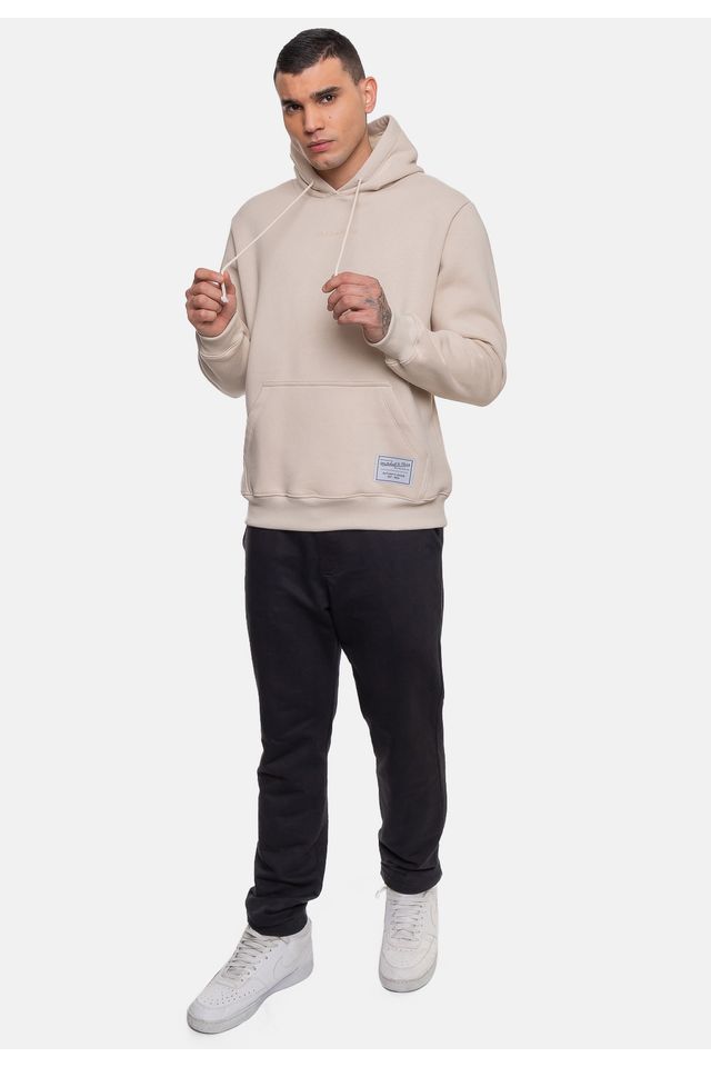 Moletom-Mitchell---Ness-Masculino-Classic-Cinza-Dente-de-Leao