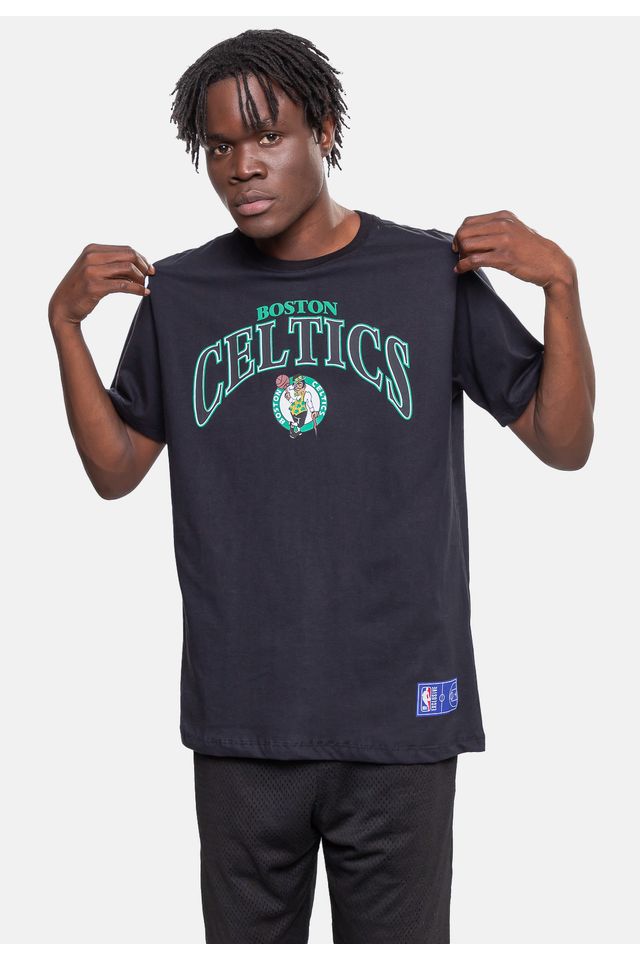 Camiseta-NBA-Masculina-City-Name-Boston-Celtics-Preta