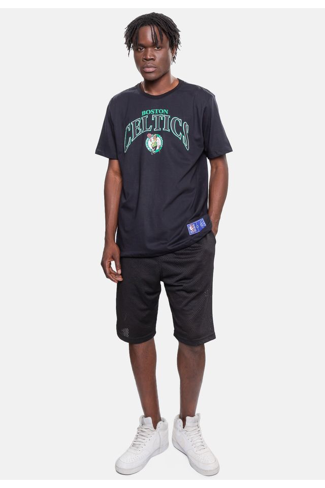 Camiseta-NBA-Masculina-City-Name-Boston-Celtics-Preta
