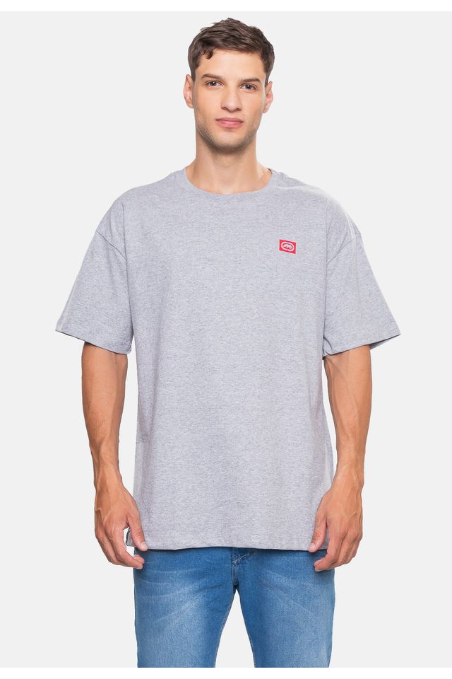 Camiseta-Ecko-Fashion-Basic-Oversized-Cinza-Mescla