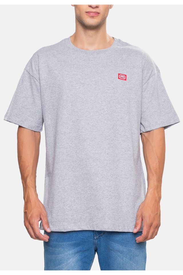 Camiseta-Ecko-Fashion-Basic-Oversized-Cinza-Mescla