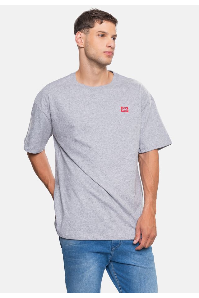 Camiseta-Ecko-Fashion-Basic-Oversized-Cinza-Mescla