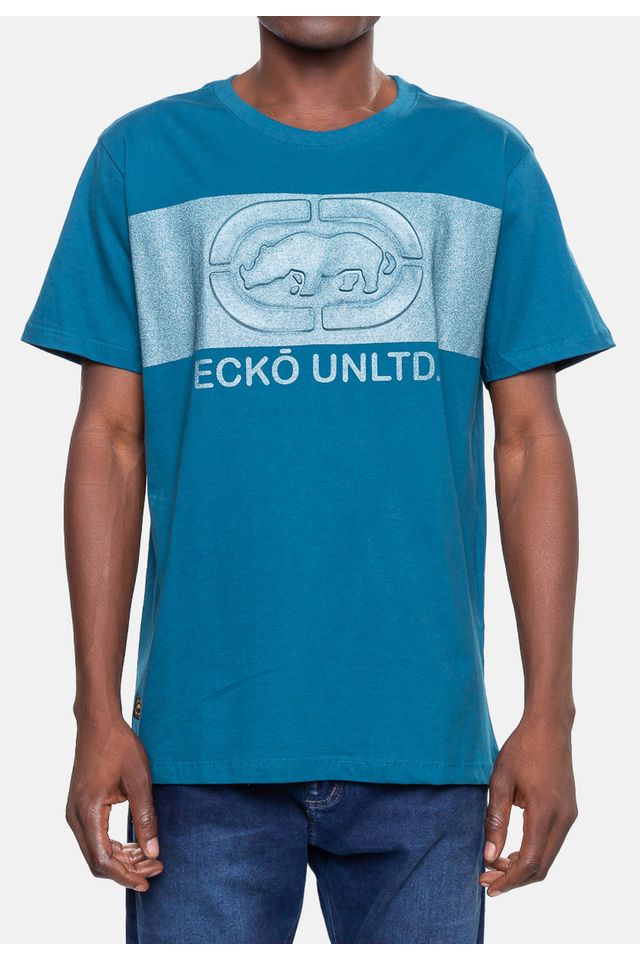 Camiseta-Ecko-Masculina-Especial-Rave-Azul-Tempestade