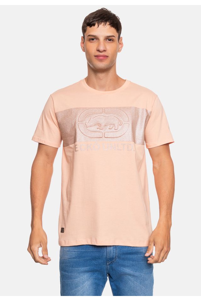 Camiseta-Ecko-Masculina-Especial-Rave-Pessego