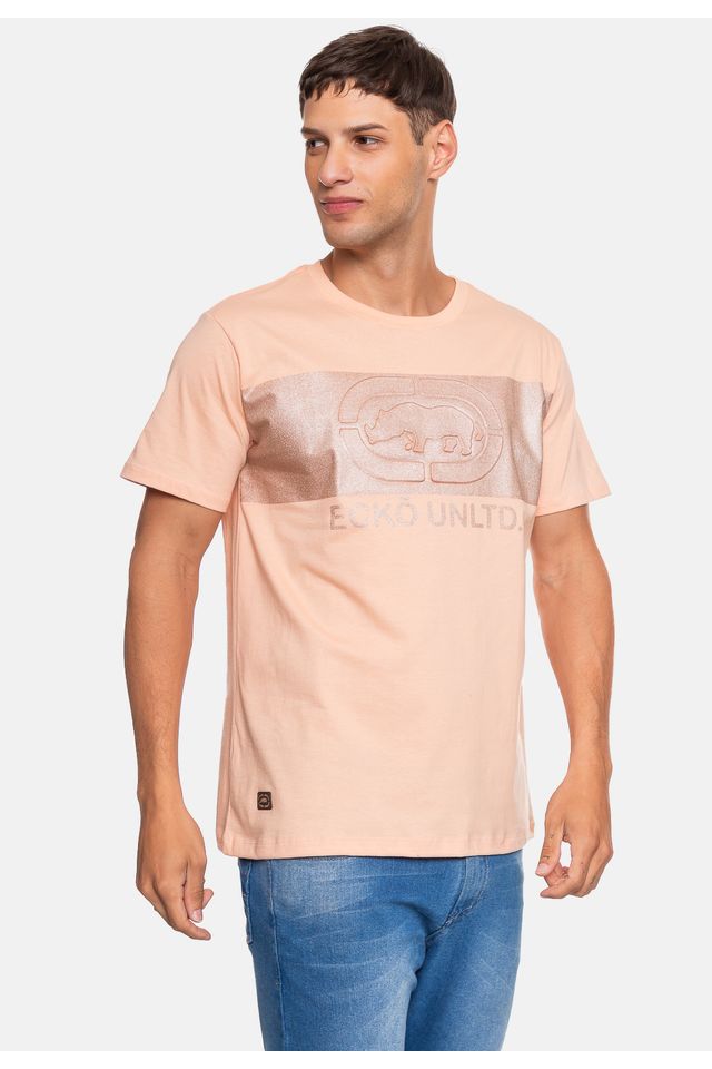 Camiseta-Ecko-Masculina-Especial-Rave-Pessego