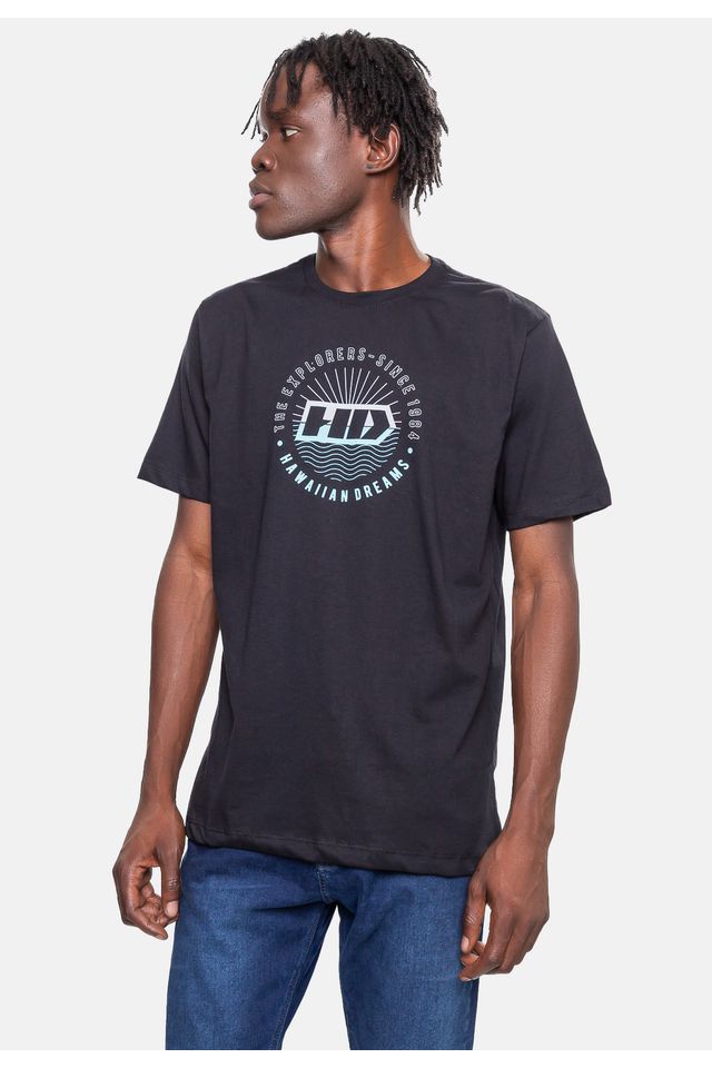 Camiseta-HD-Masculina-Waves-Preta
