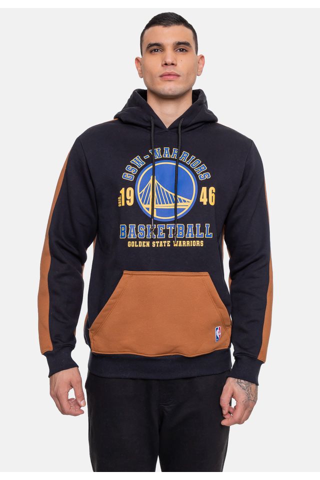 Moletom-NBA-Masculino-Team-Town-Golden-State-Warriors-Preto