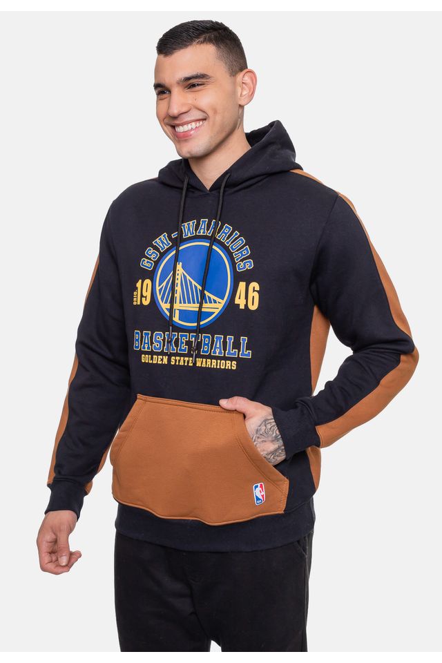 Moletom-NBA-Masculino-Team-Town-Golden-State-Warriors-Preto