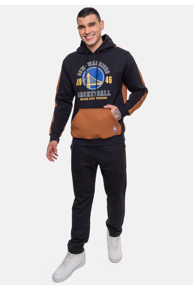 Moletom-NBA-Masculino-Team-Town-Golden-State-Warriors-Preto