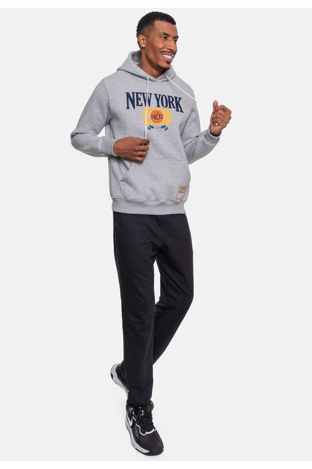Moletom-Mitchell---Ness-Masculino-Collegiate-Cinza-Mescla