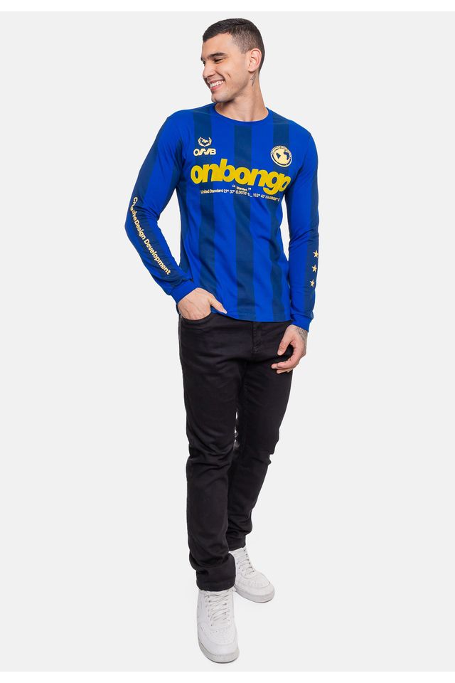 Camiseta-Onbongo-Masculina-Manga-Longa-Road-Azul-Royal