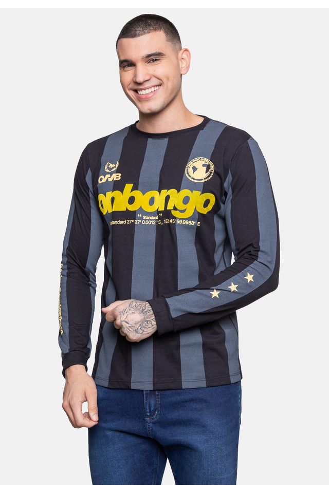 Camiseta-Onbongo-Masculina-Manga-Longa-Road-Preta