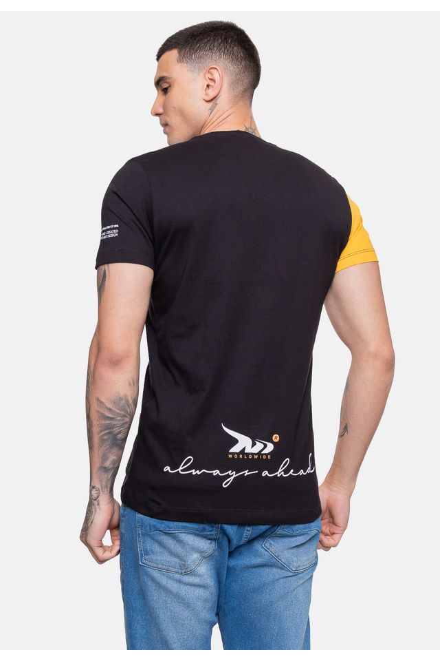 Camiseta-Onbongo-Masculina-Especial-Drill-Mostarda