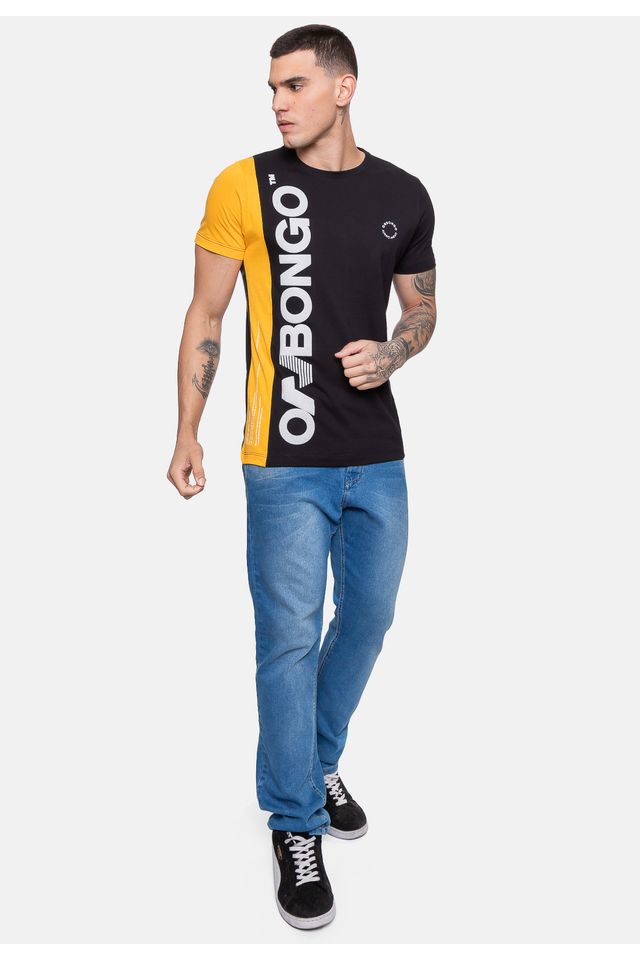 Camiseta-Onbongo-Masculina-Especial-Drill-Mostarda