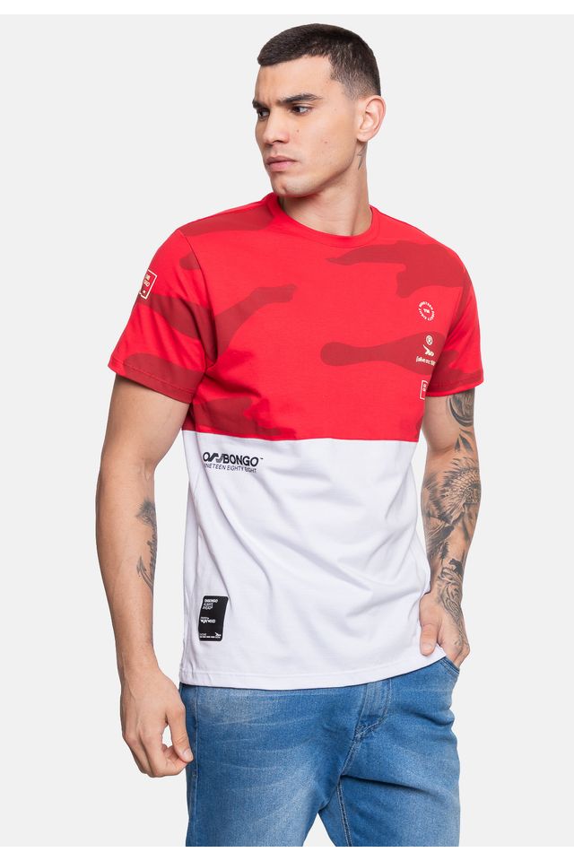 Camiseta-Onbongo-Especial-Maze-Vermelha Camiseta-Onbongo-Especial-Maze-Vermelha