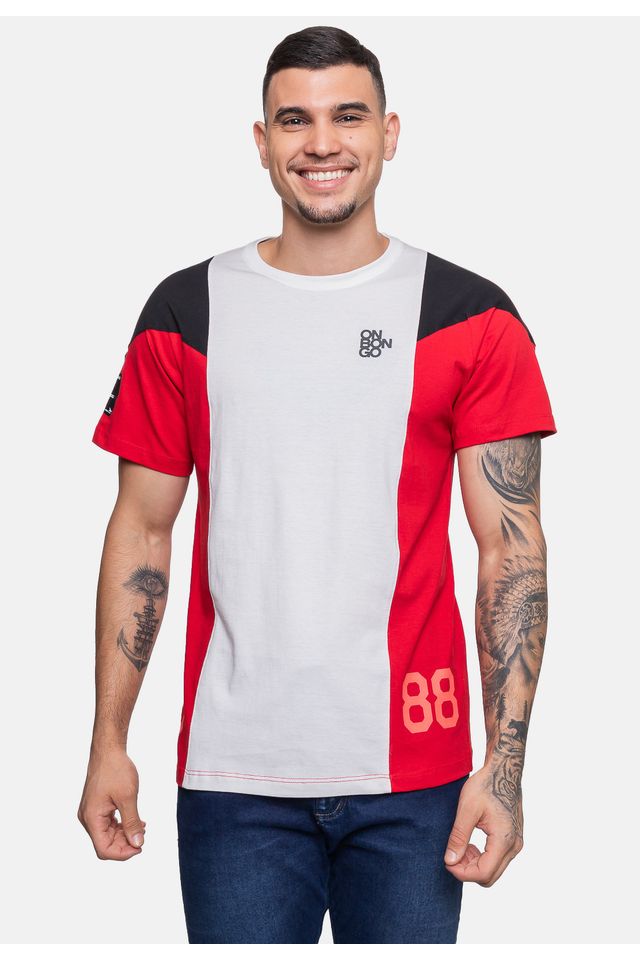 Camiseta-Onbongo-Masculina-GO-Vermelha-Dalia