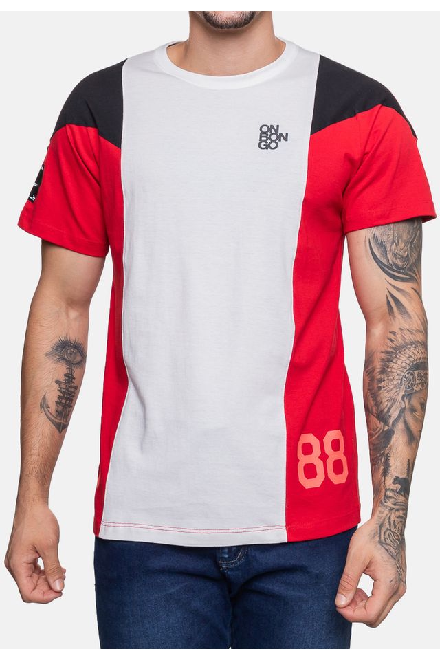 Camiseta-Onbongo-Masculina-GO-Vermelha-Dalia