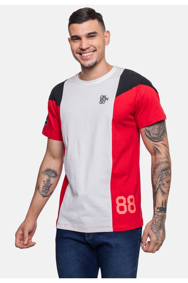 Camiseta-Onbongo-Masculina-GO-Vermelha-Dalia