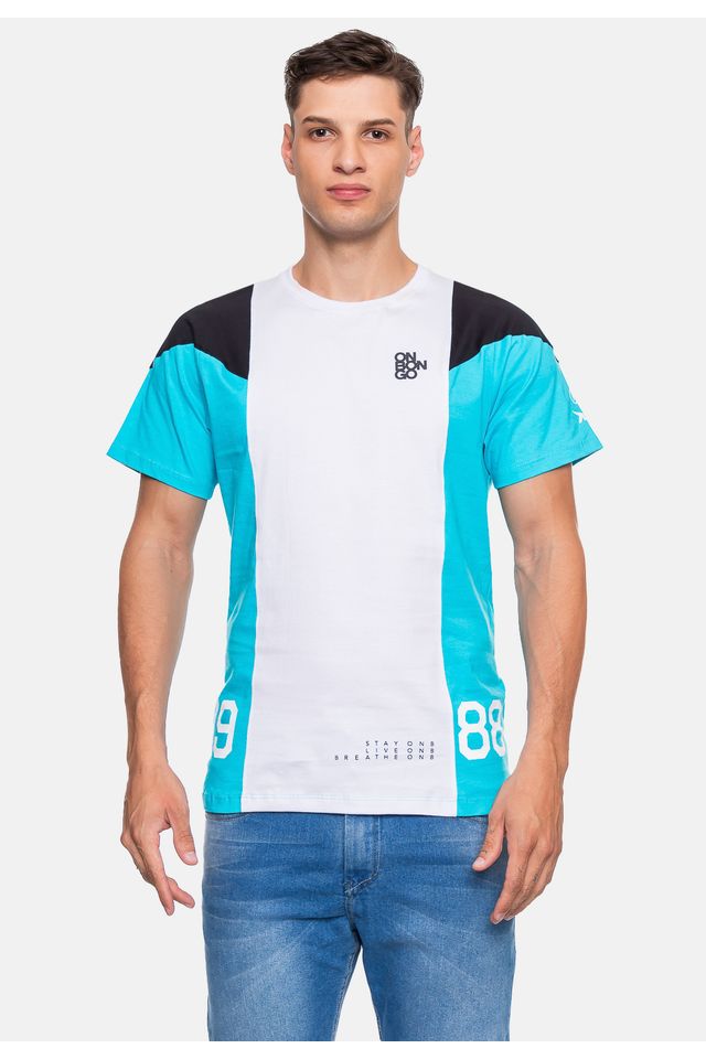 Camiseta-Onbongo-Masculina-Go-Off-White Camiseta-Onbongo-Masculina-Go-Off-White