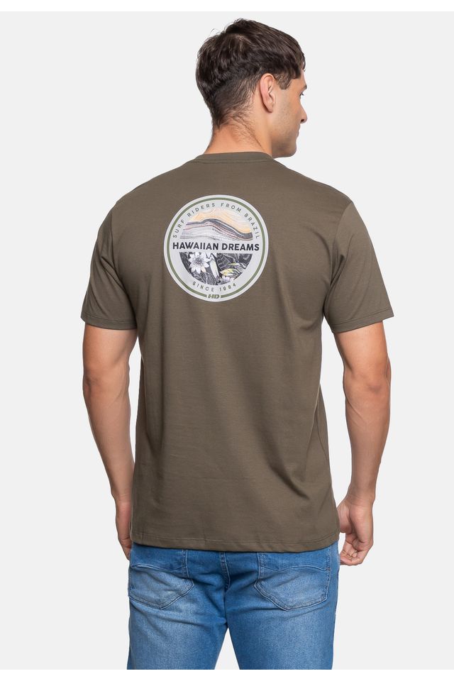 Camiseta-HD-Masculina-Mountain-Marrom-Castor