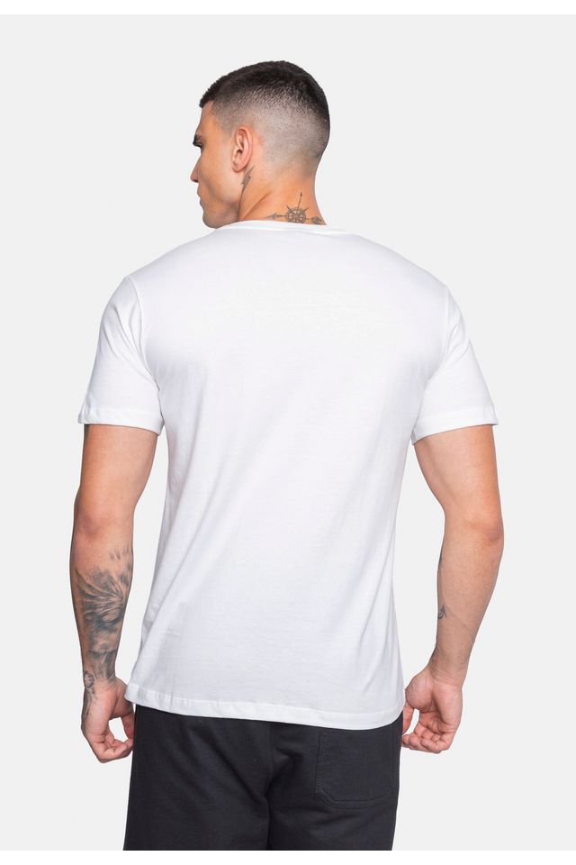 Camiseta-Ecko-Estampada-Branca
