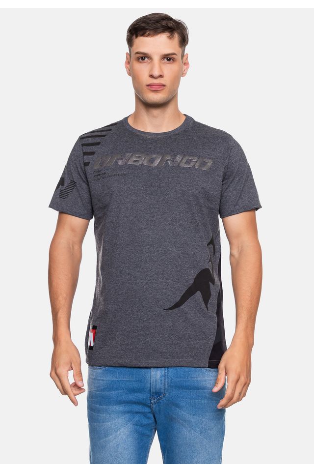 Camiseta-Onbongo-Masculina-Ocean-Preta-Mescla