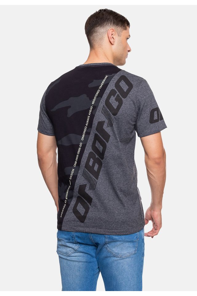 Camiseta-Onbongo-Masculina-Ocean-Preta-Mescla