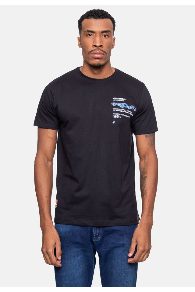 Camiseta-Onbongo-Masculina-ART-Preta Camiseta-Onbongo-Masculina-ART-Preta